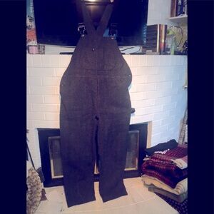 Woolrich Vintage Mens Coveralls suspenders Sz M